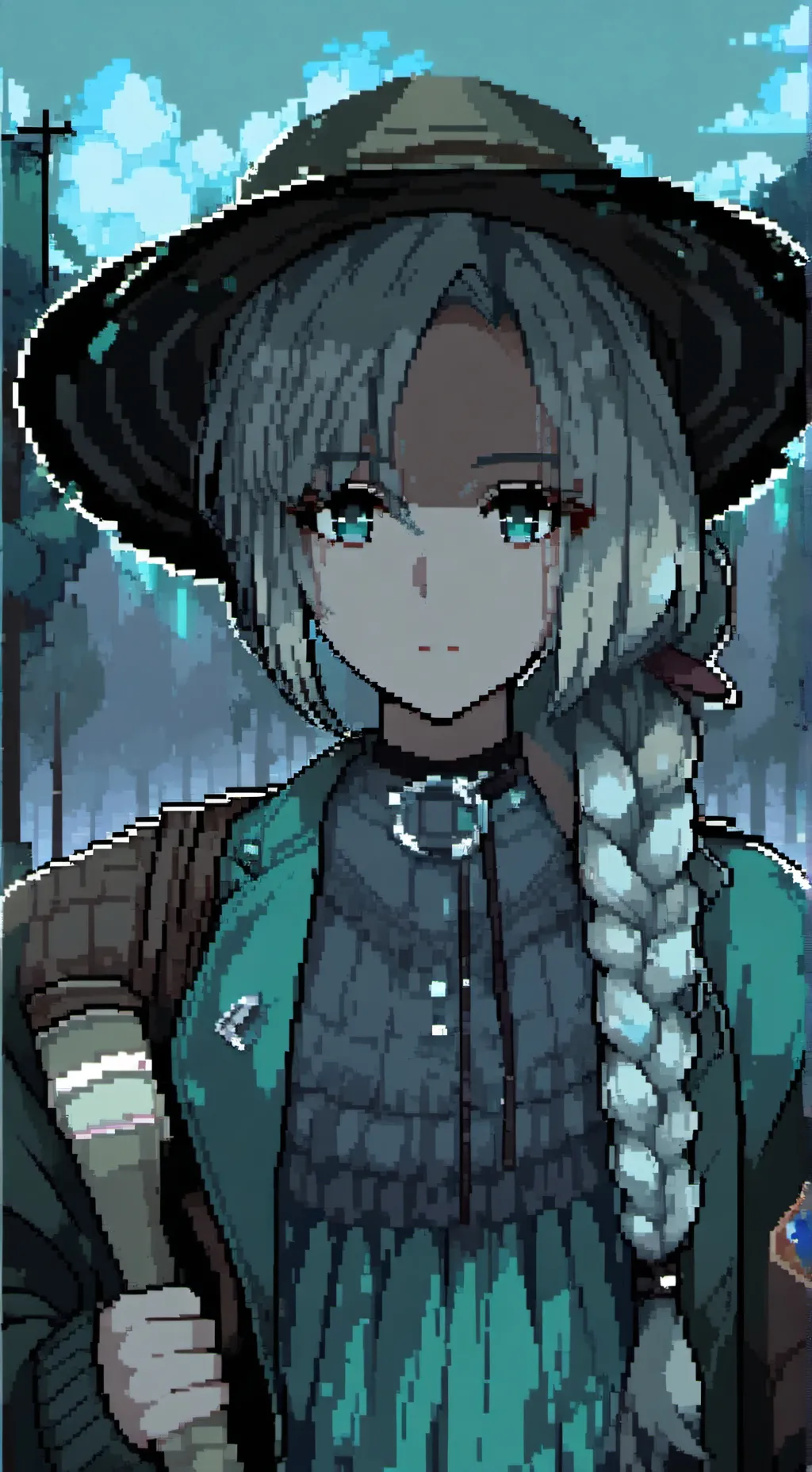 ai character: chica fría background