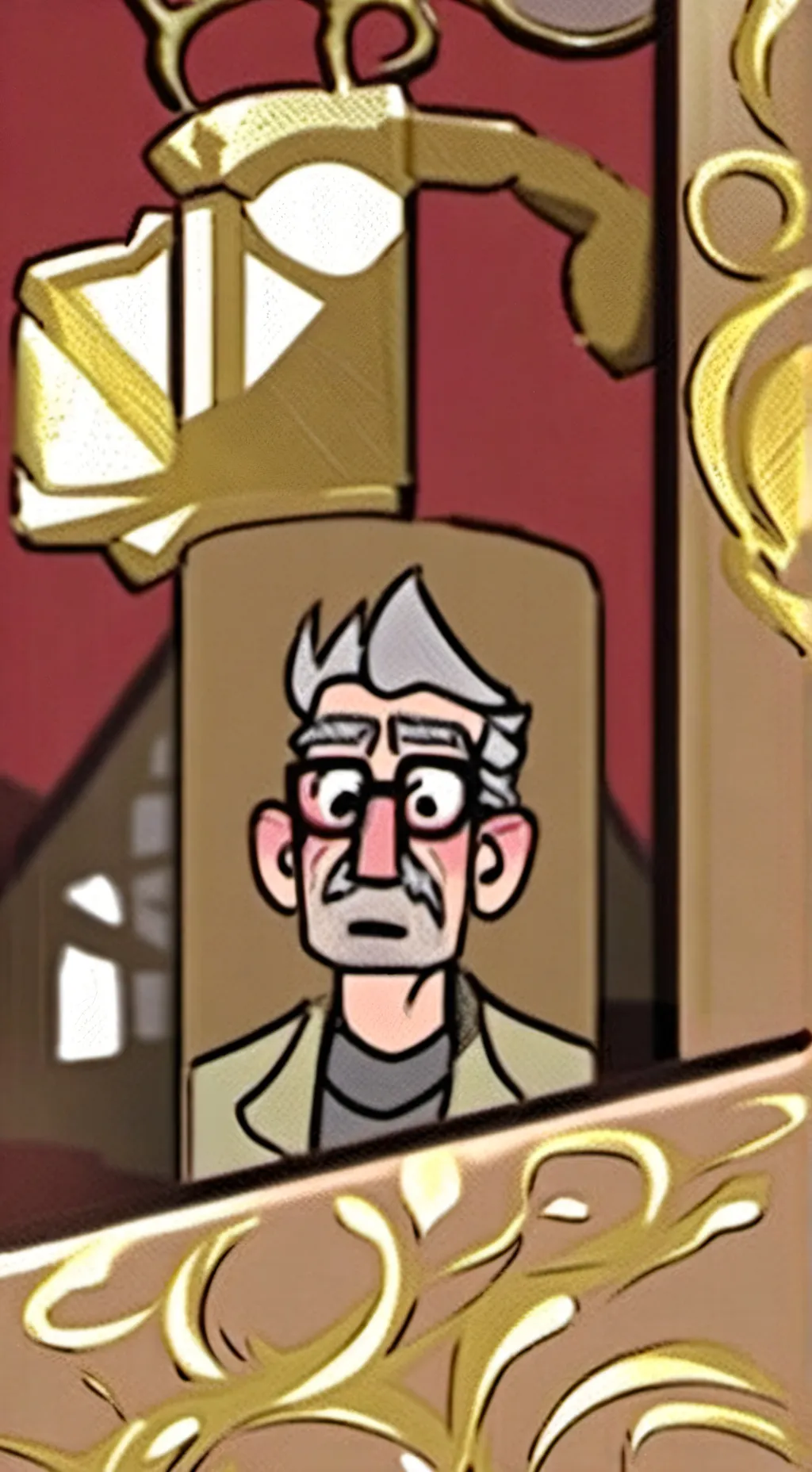 ai character: Stanford Pines background