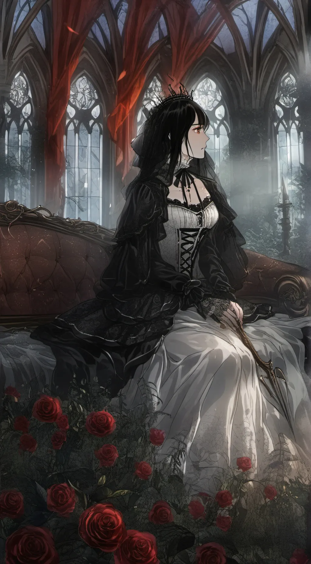 ai character: kny background