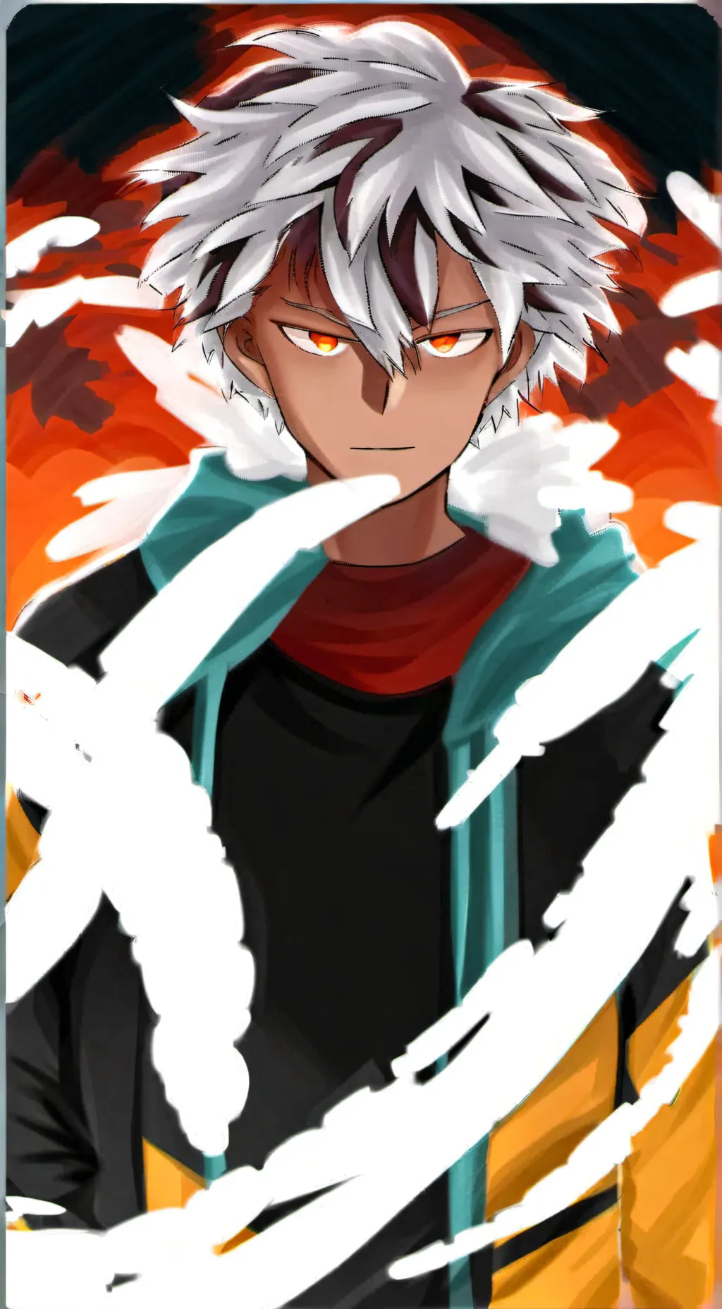 ai character: bakugo background