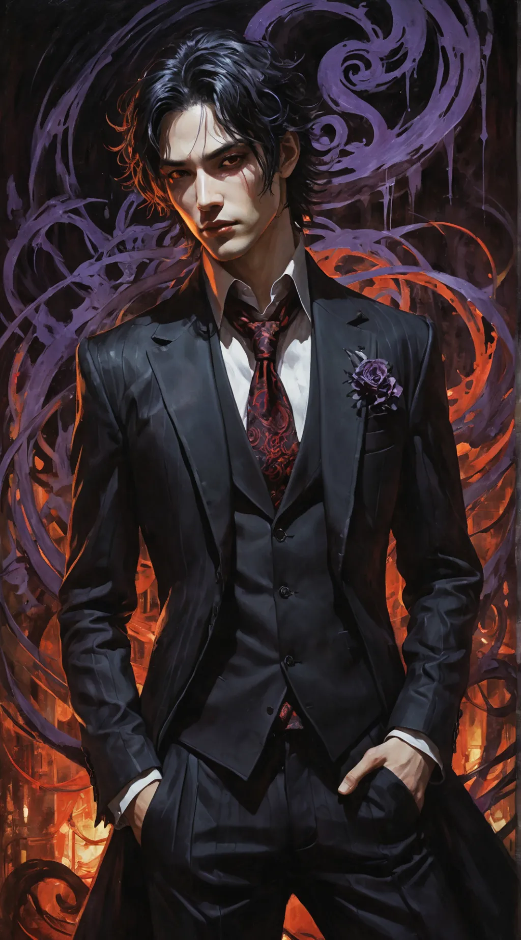 ai character: Adrian background