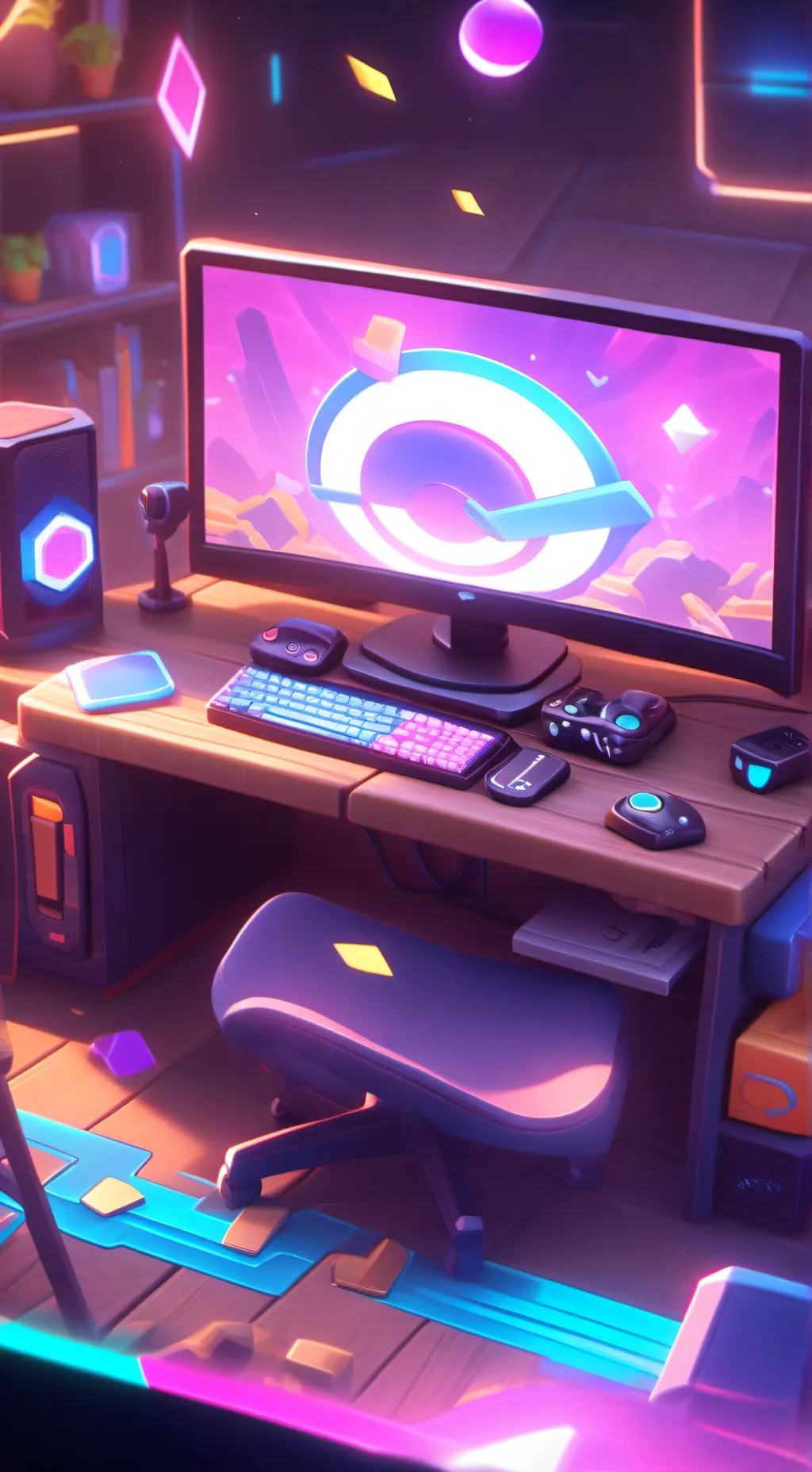 ai character: DW!!  background