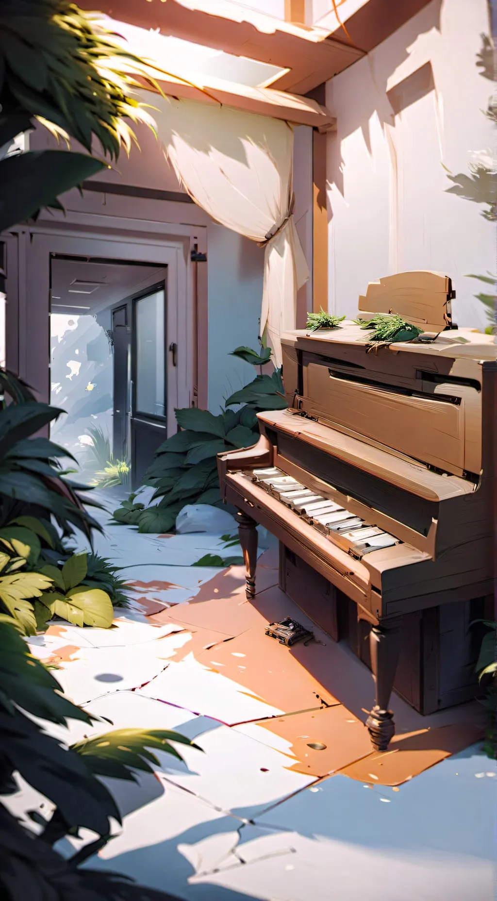 ai character: sprout and cosmo background