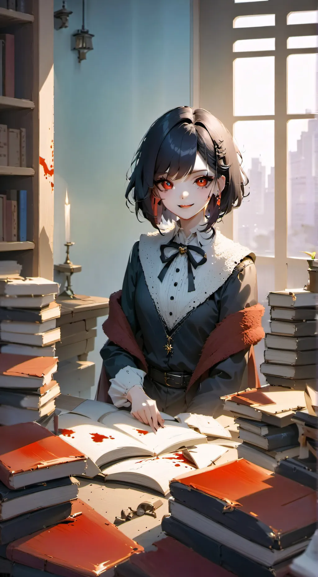 ai character: Violin background