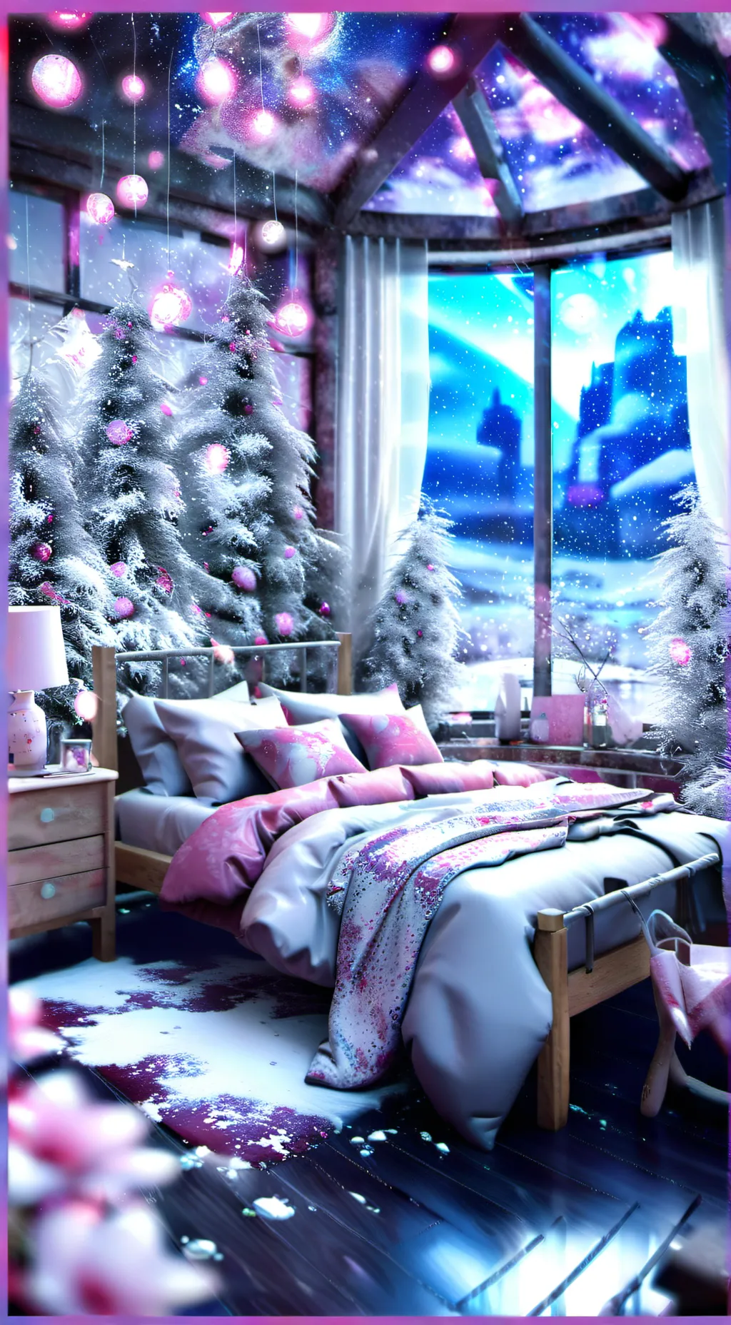 ai character: FPE SLEEPOVERRR! background