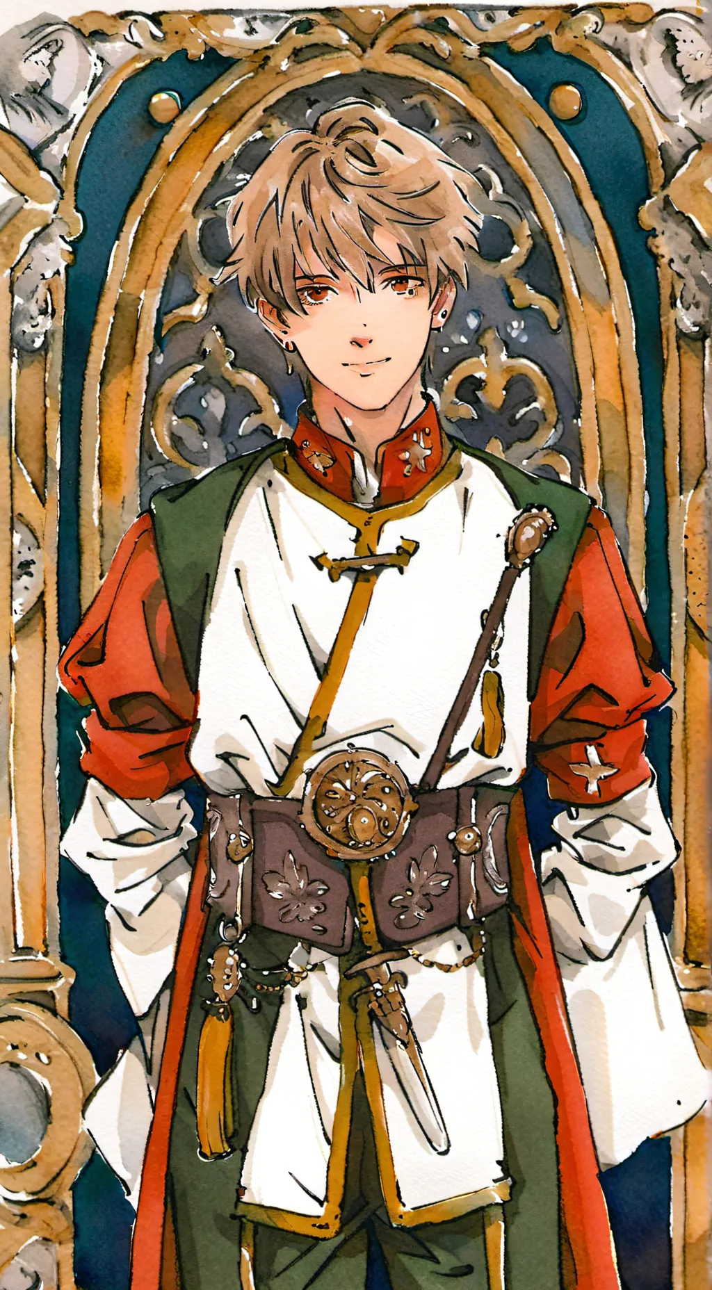 ai character: Cedric diggort background