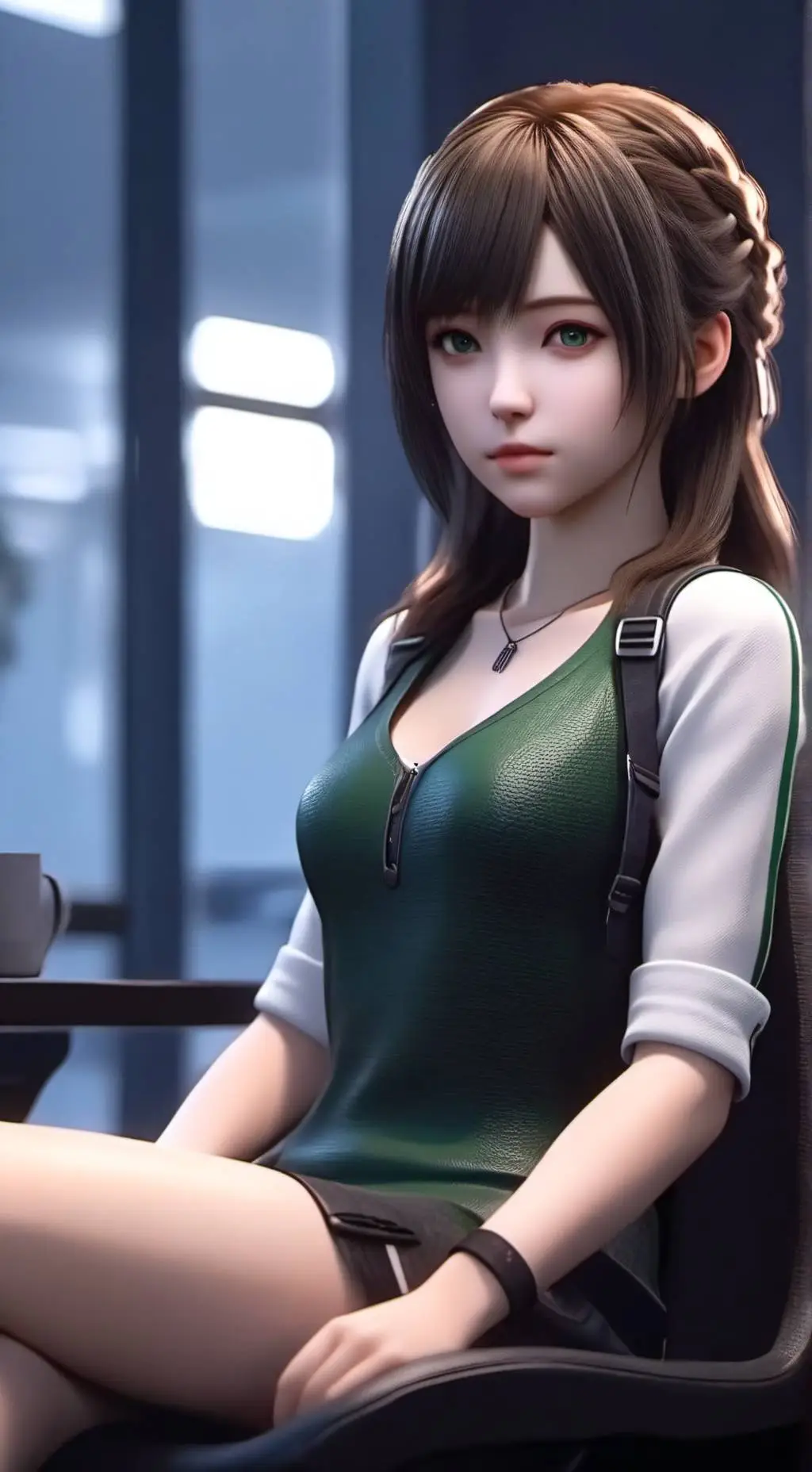 ai character: rose background