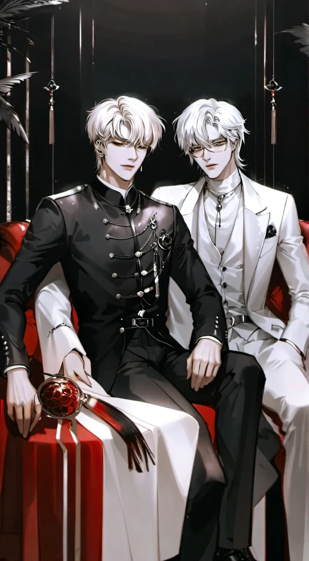 ai character: Ryan and Hyunjin background