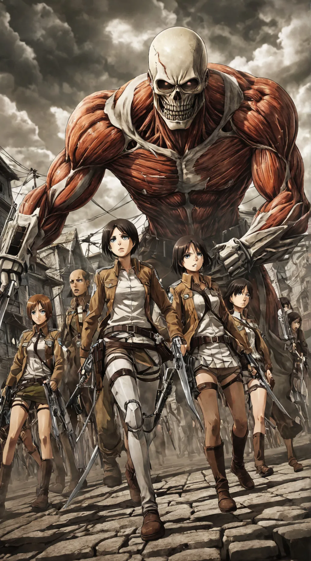 ai character: attack on Titan If background