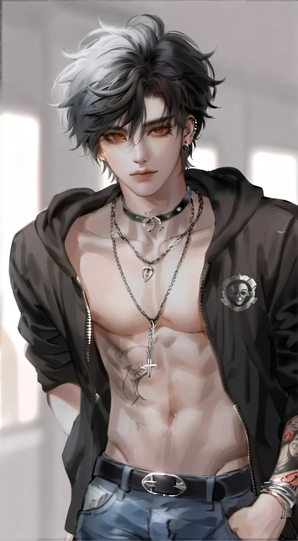 ai character: asher brooklyn background