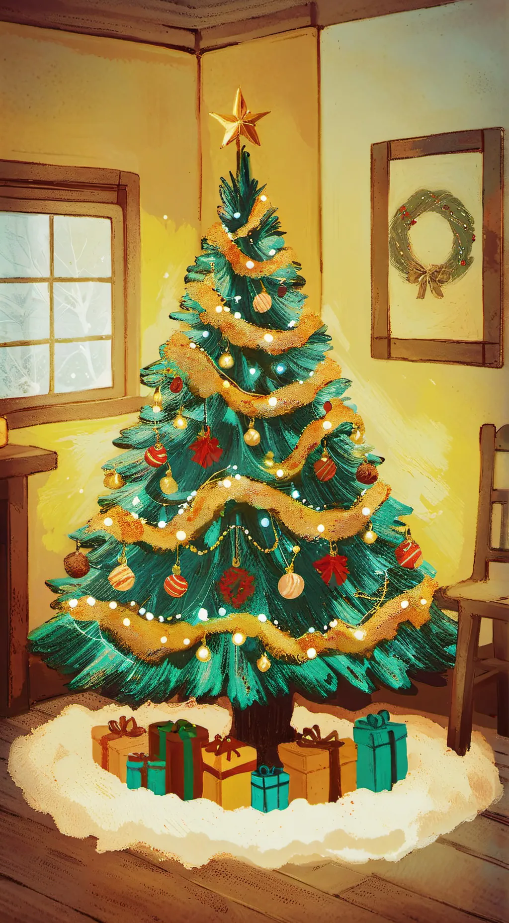 ai character: 🎄Feluz Navidad🎅 background