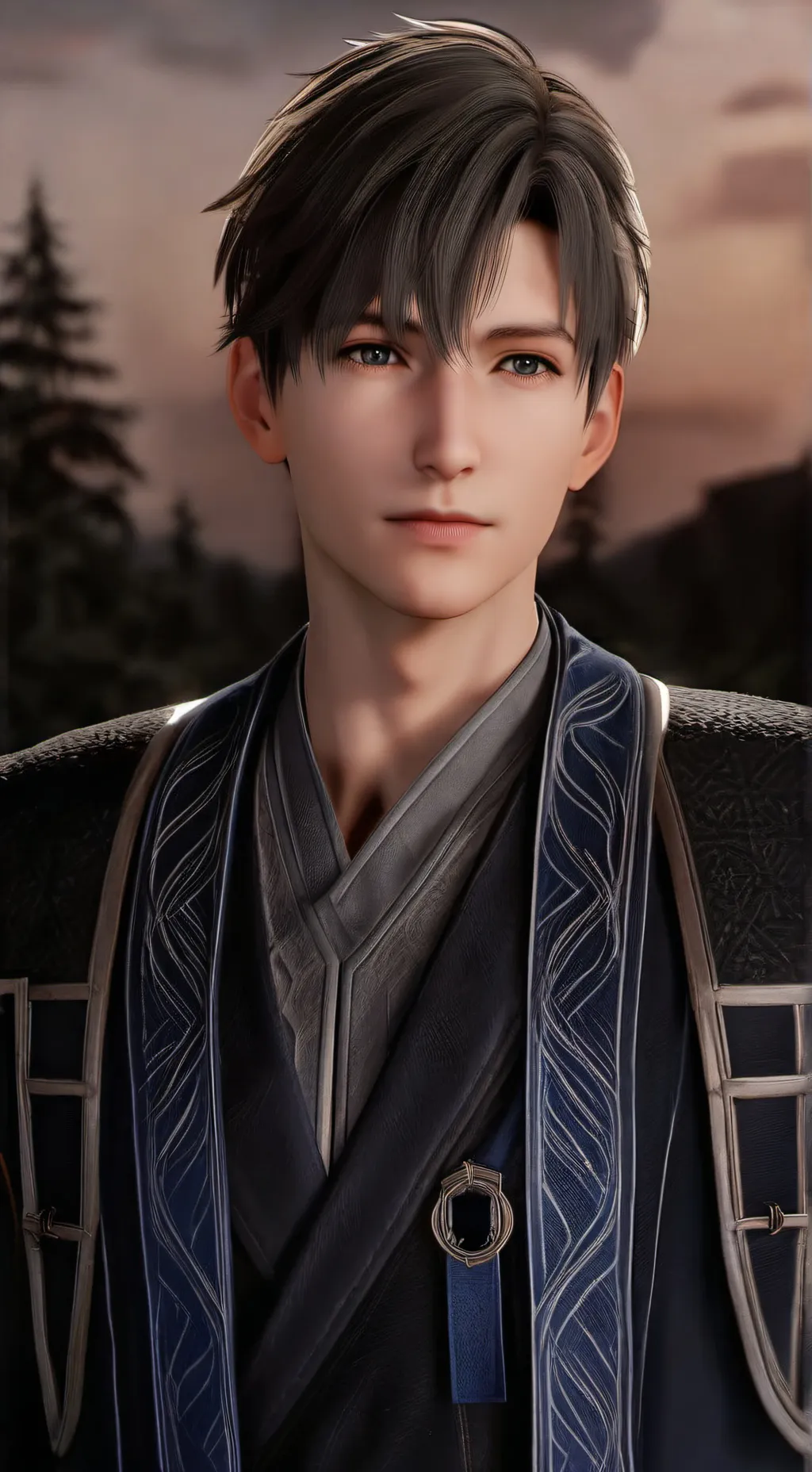 ai character: Lucas  background