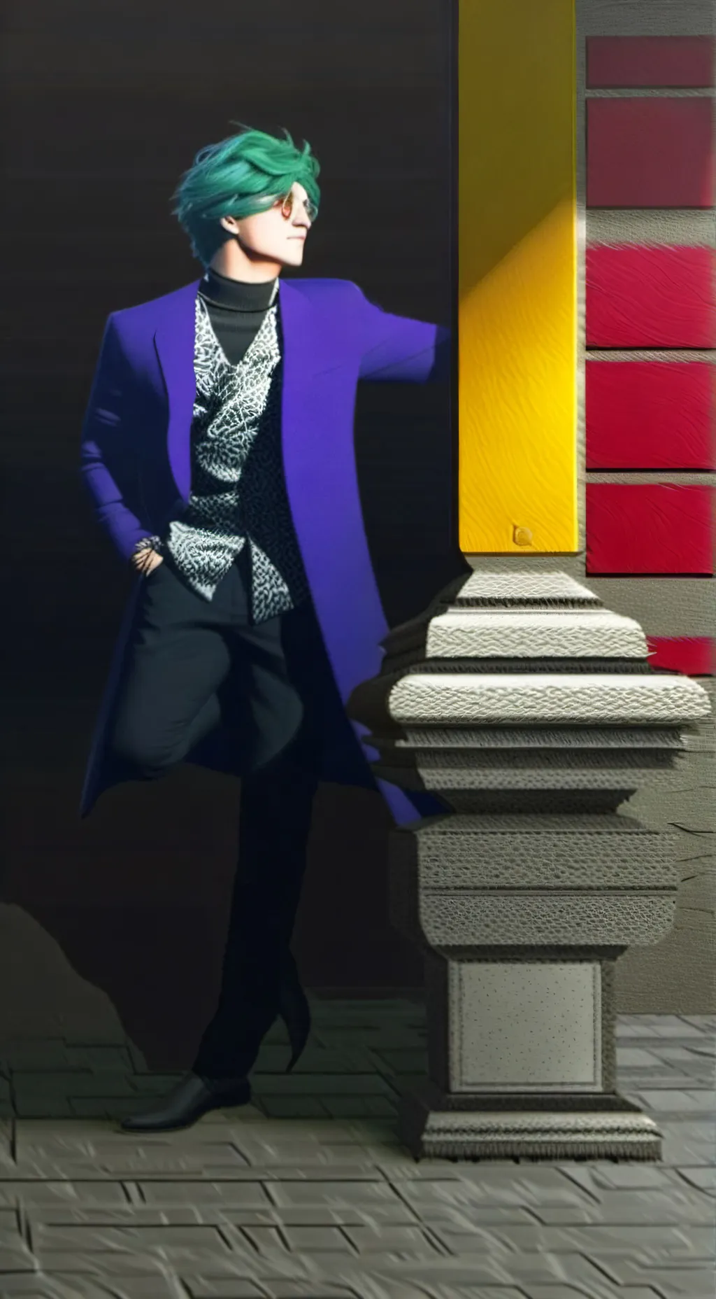 ai character: Ару🕶️ background