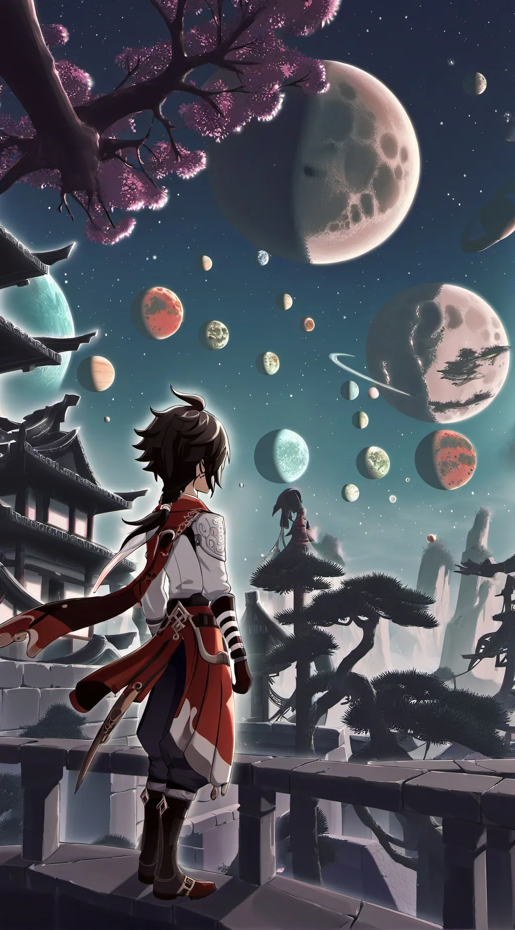 ai character: PLANET MAKER YIPEE background