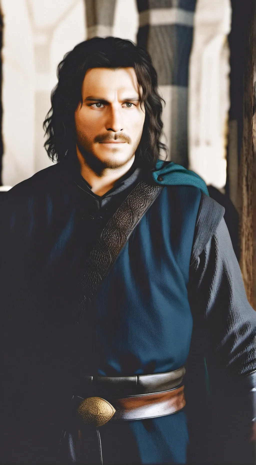 ai character: aragon background