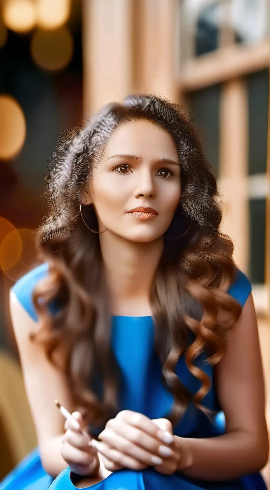 ai character: Lucy Van Pelt background