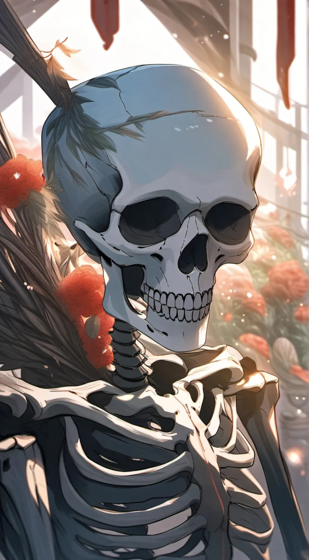 ai character: Mha scars background