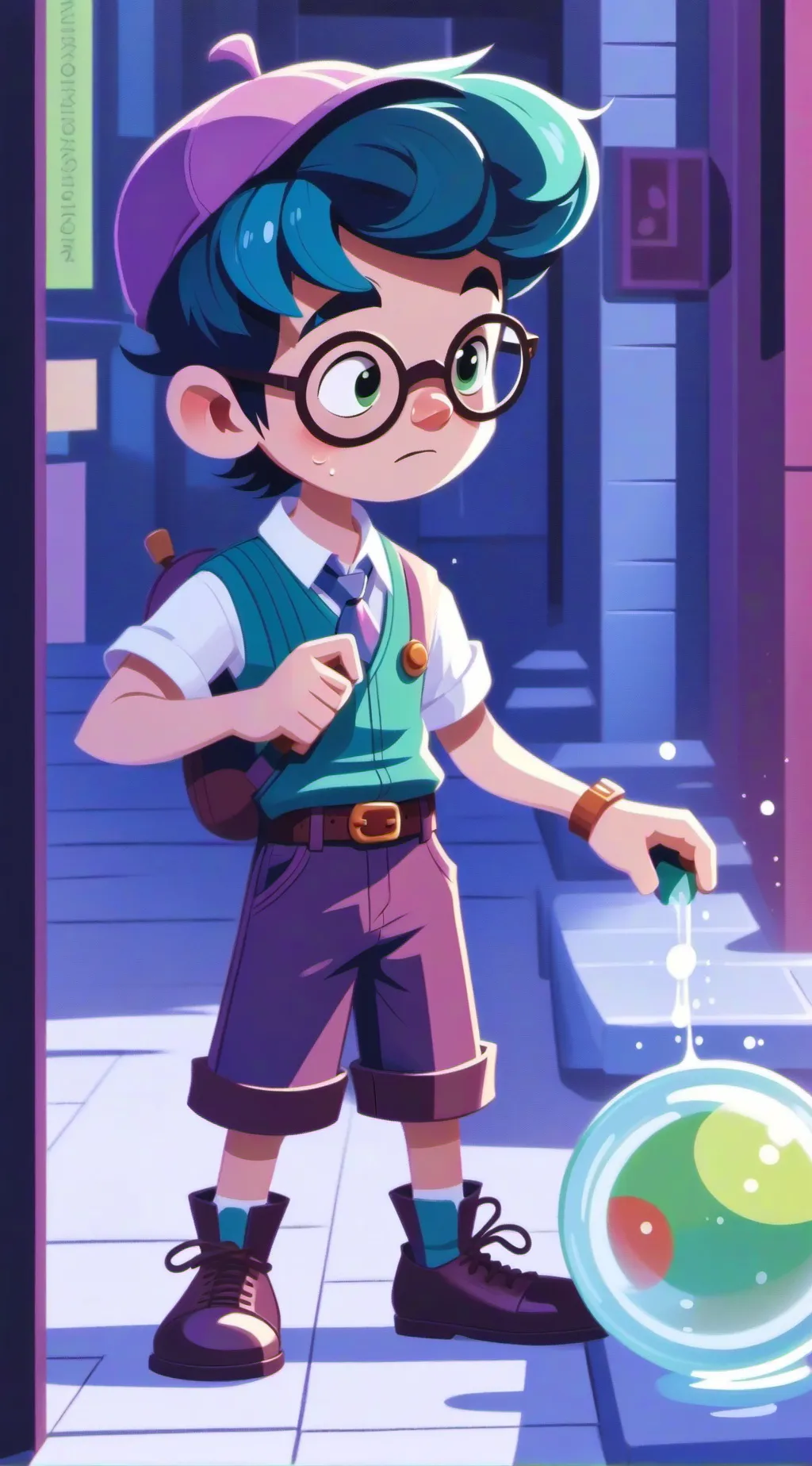 ai character: goob x shrimpo>:) background