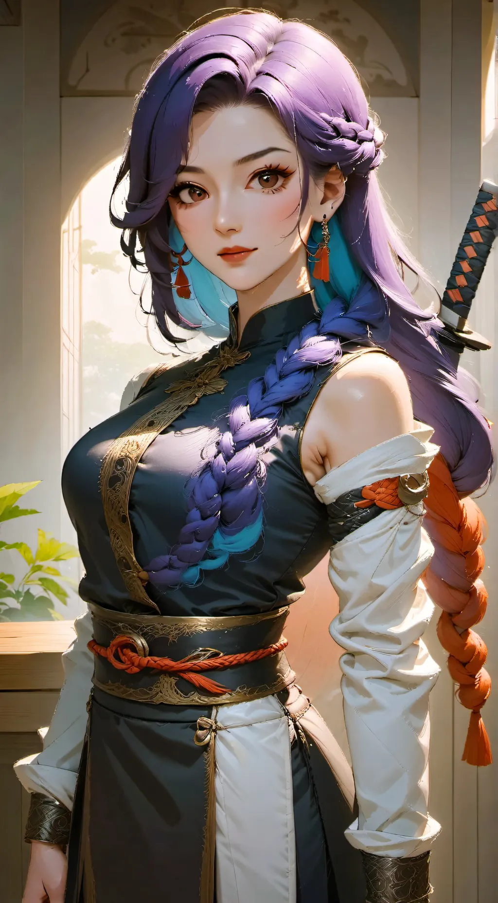 ai character: Psylocke  background