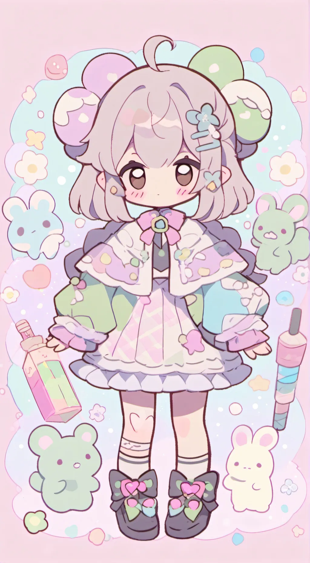 ai character: MichelleRoblox background