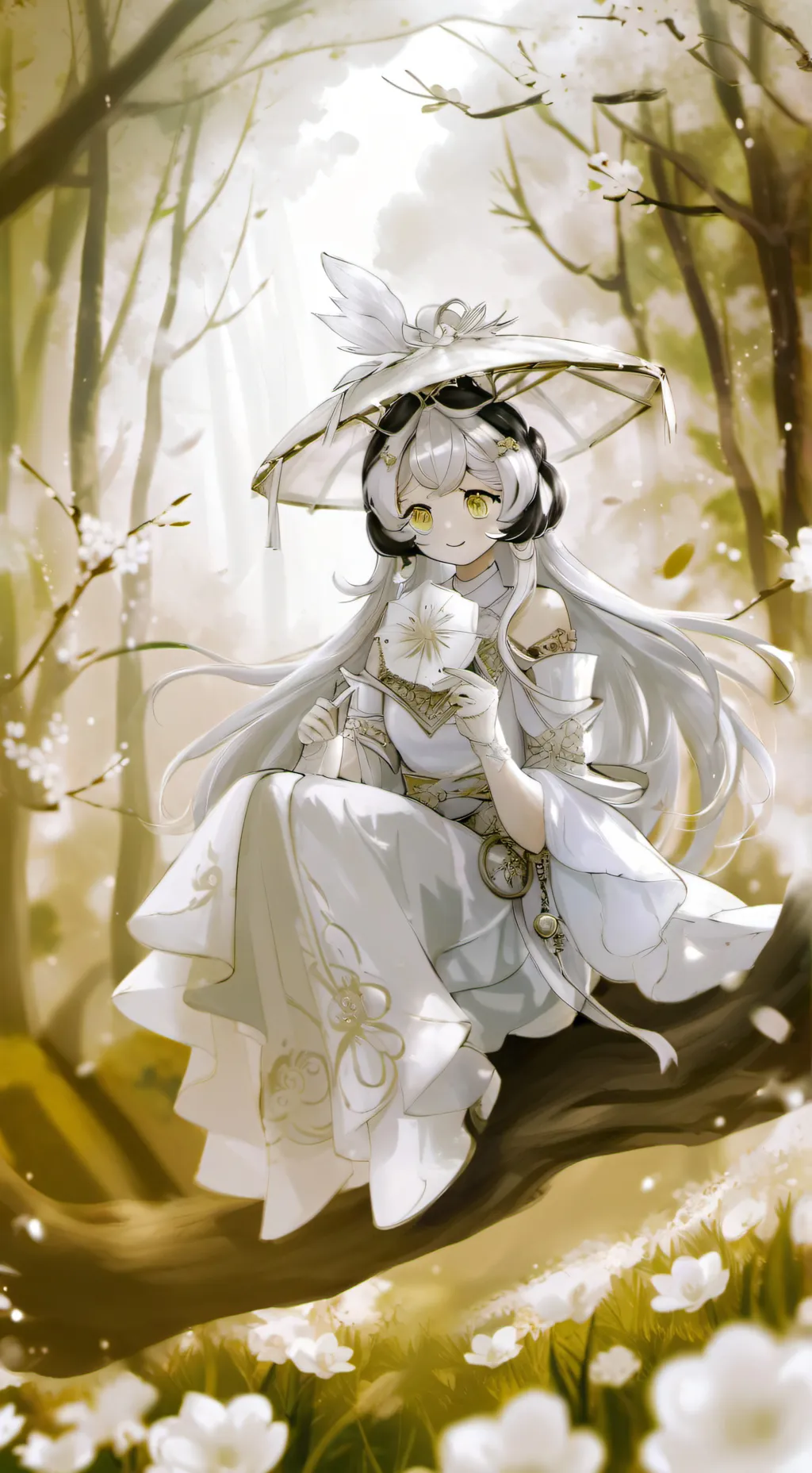 ai character: Marie. background