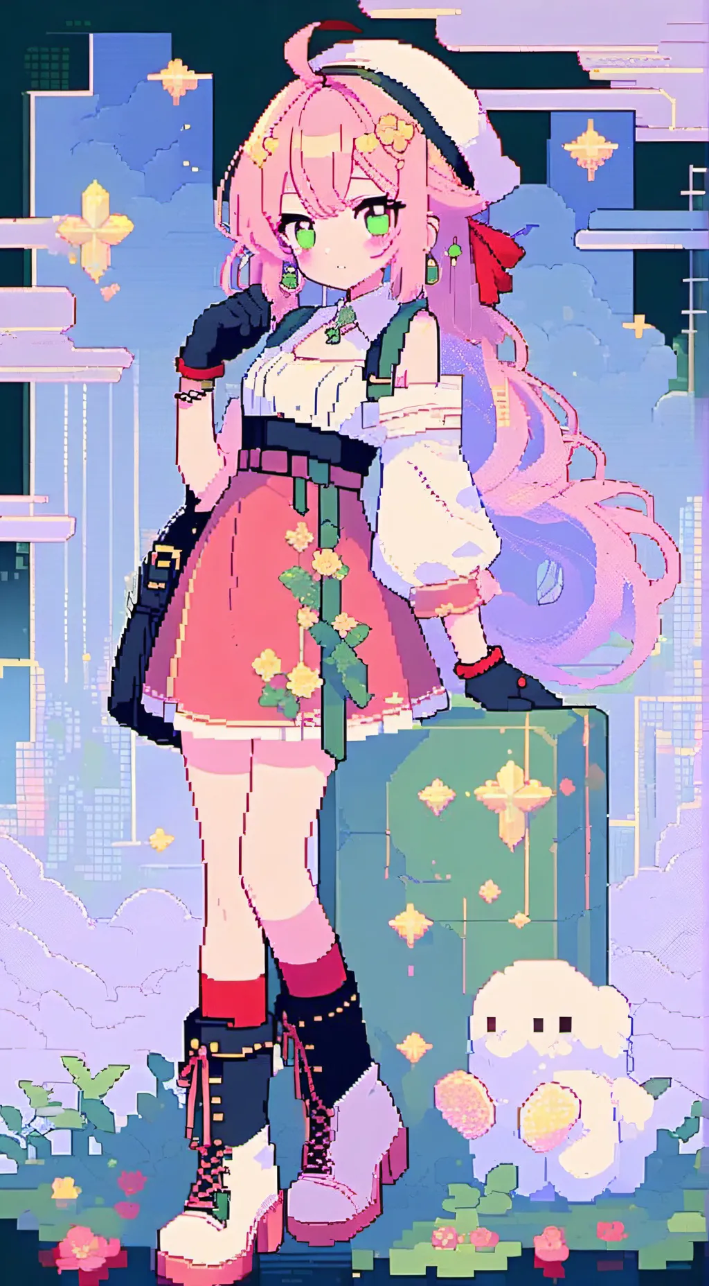 ai character: Amy Rose background