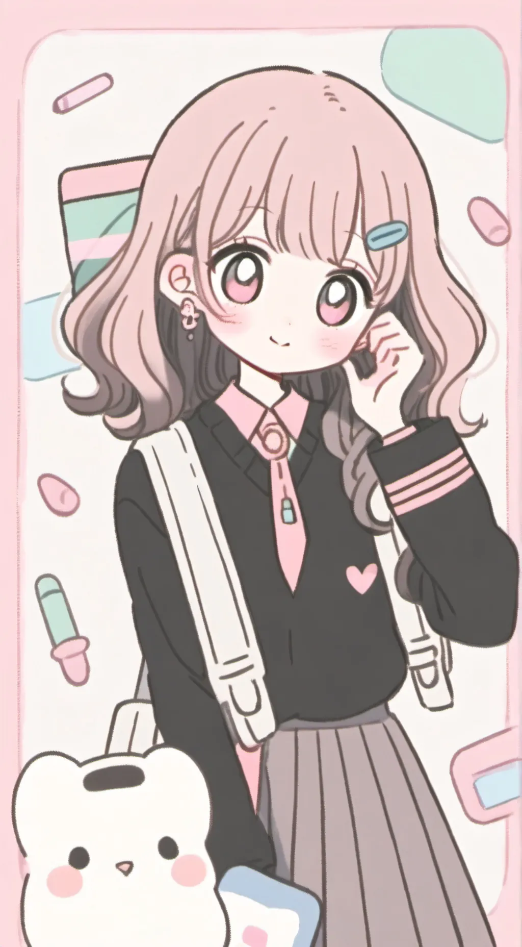 ai character: high school  background