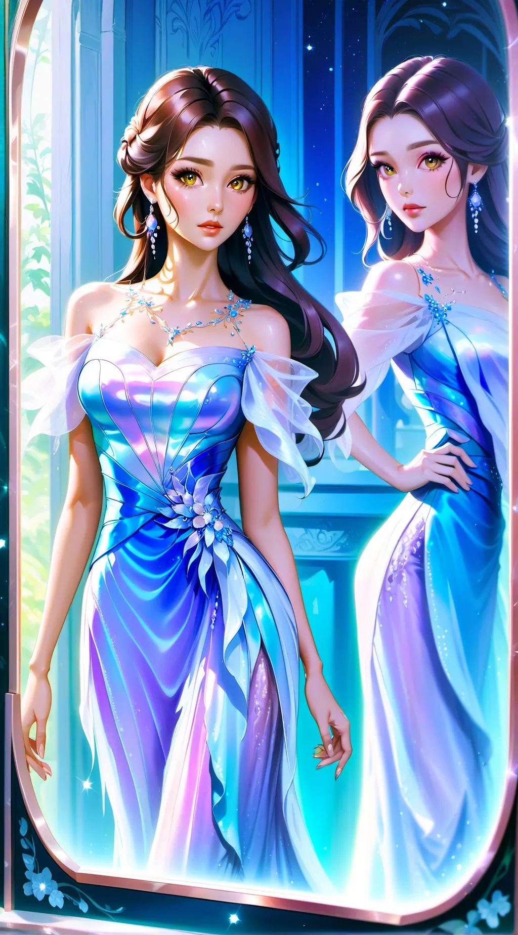 ai character: Ella background