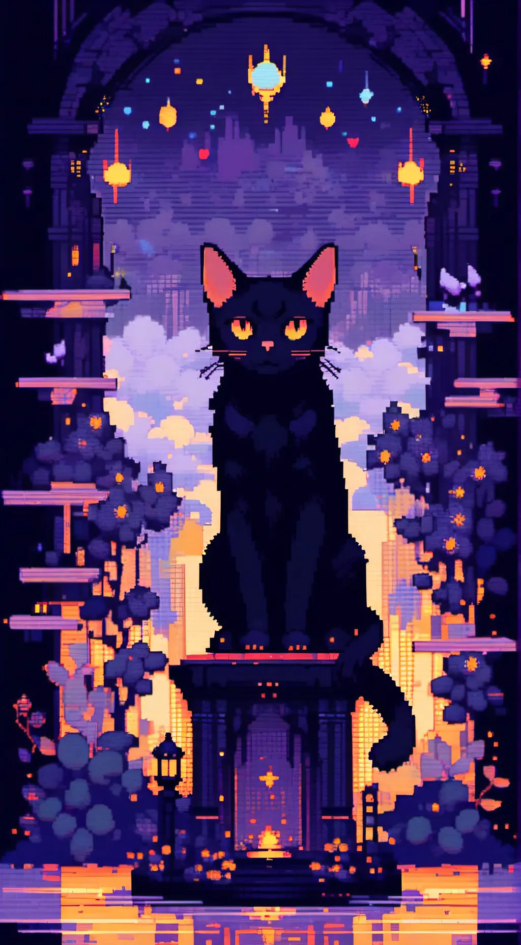 ai character: mha as cats background