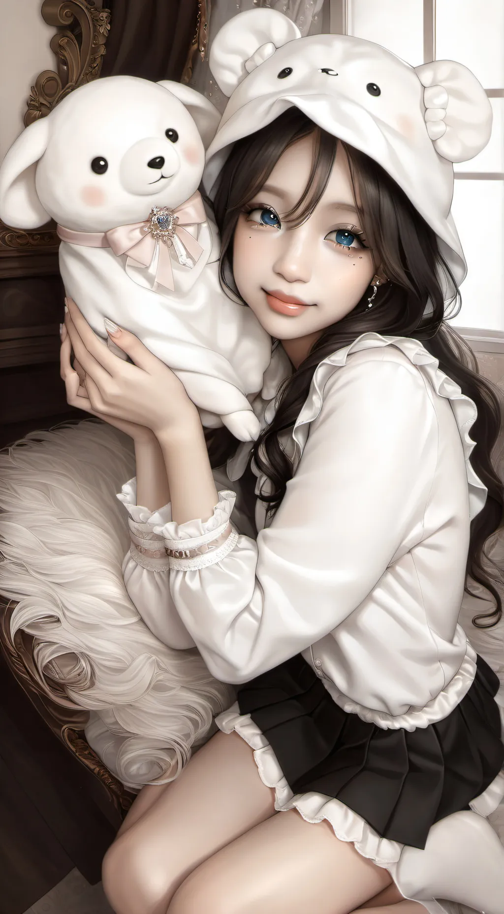 ai character: Karlily/ Me background