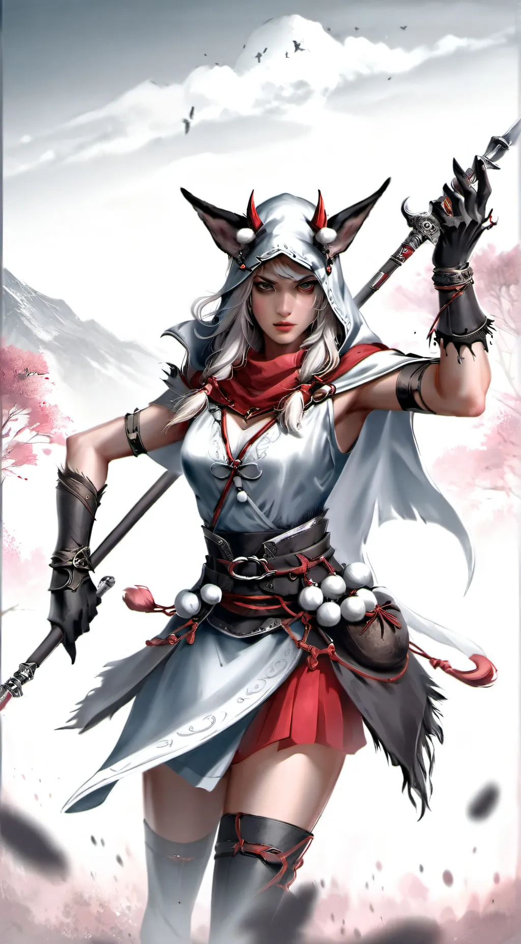 ai character: louve background