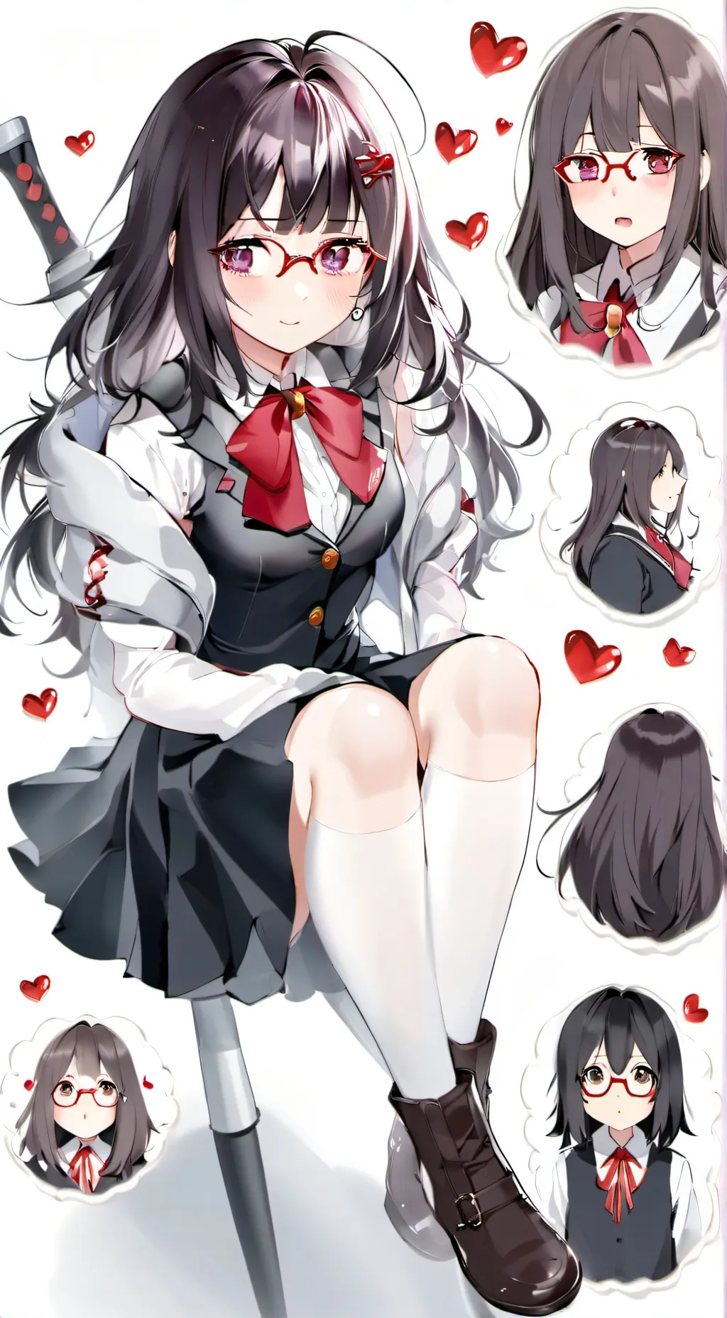 ai character: MHA X OC 3 background