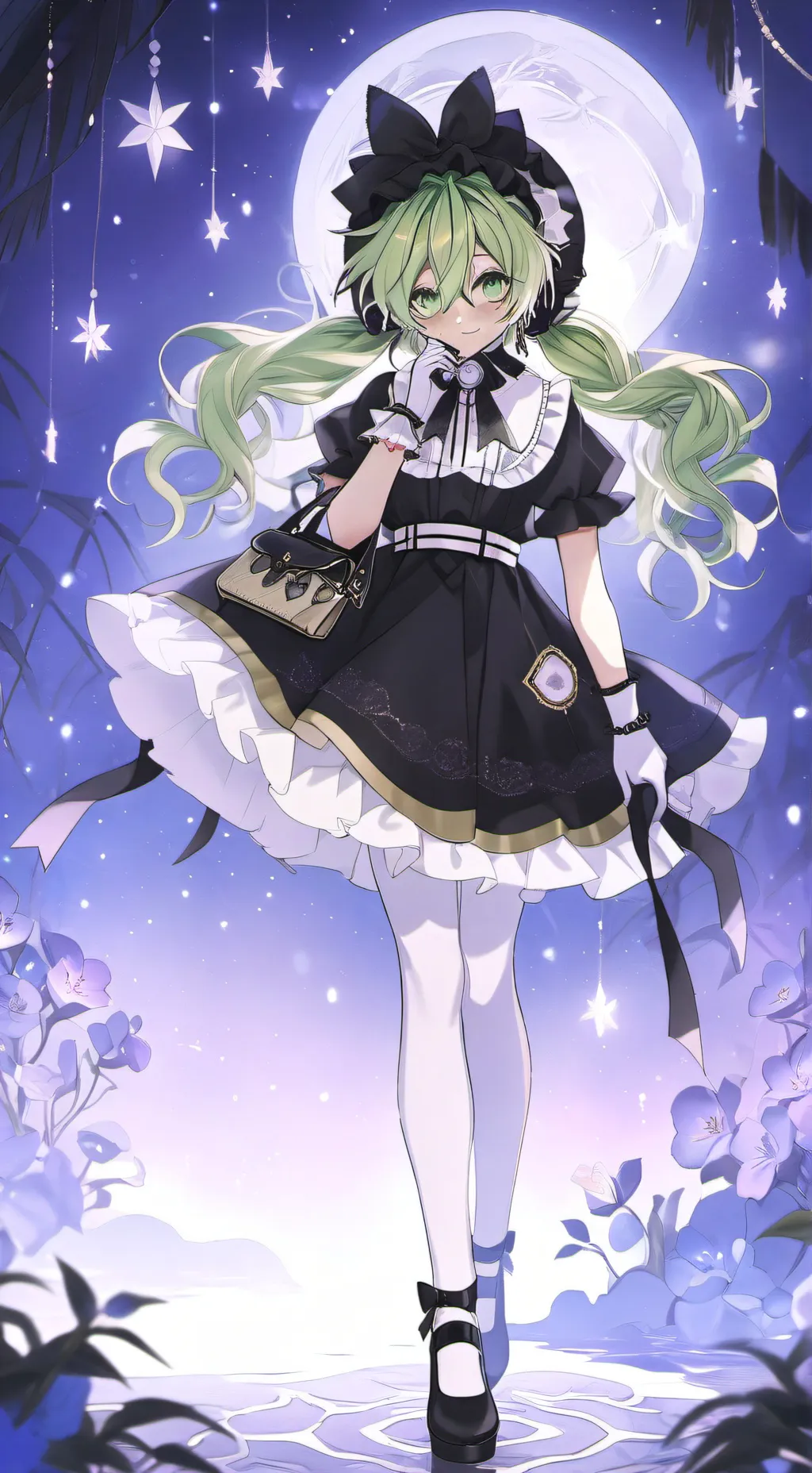 ai character: Luna background