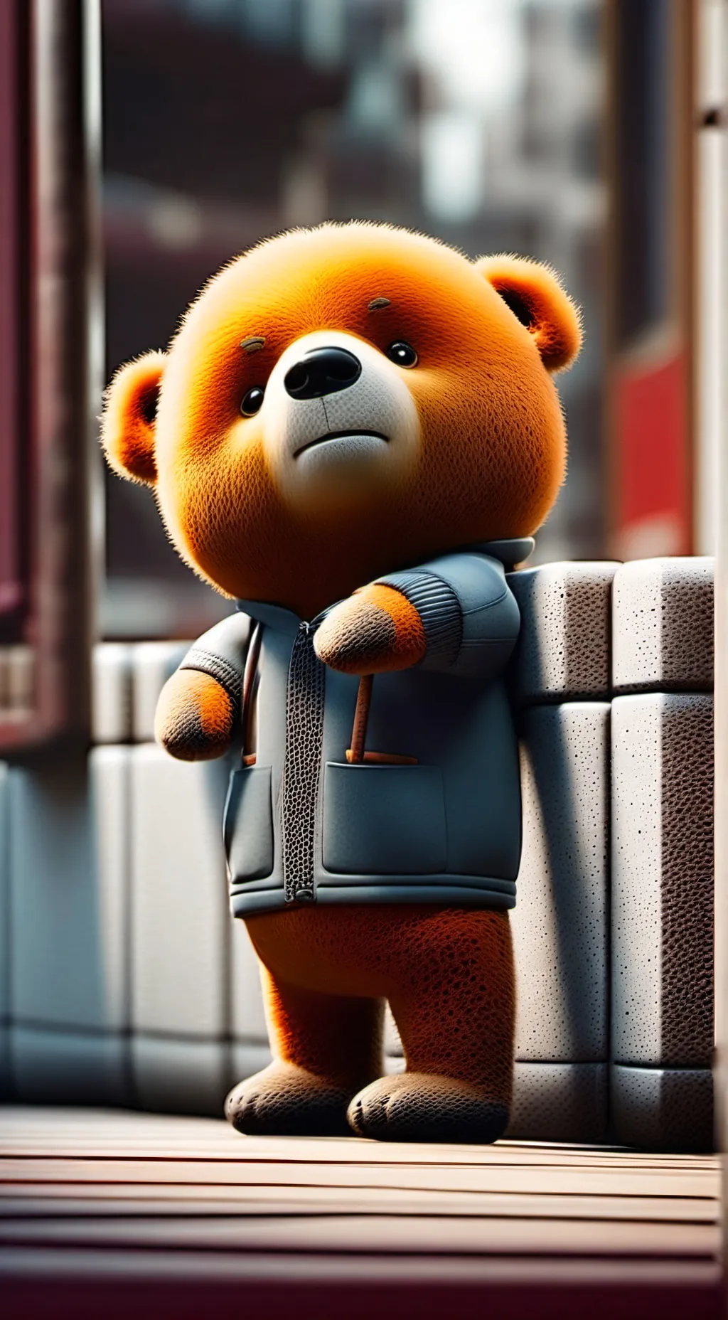 ai character: tu osito tedy background