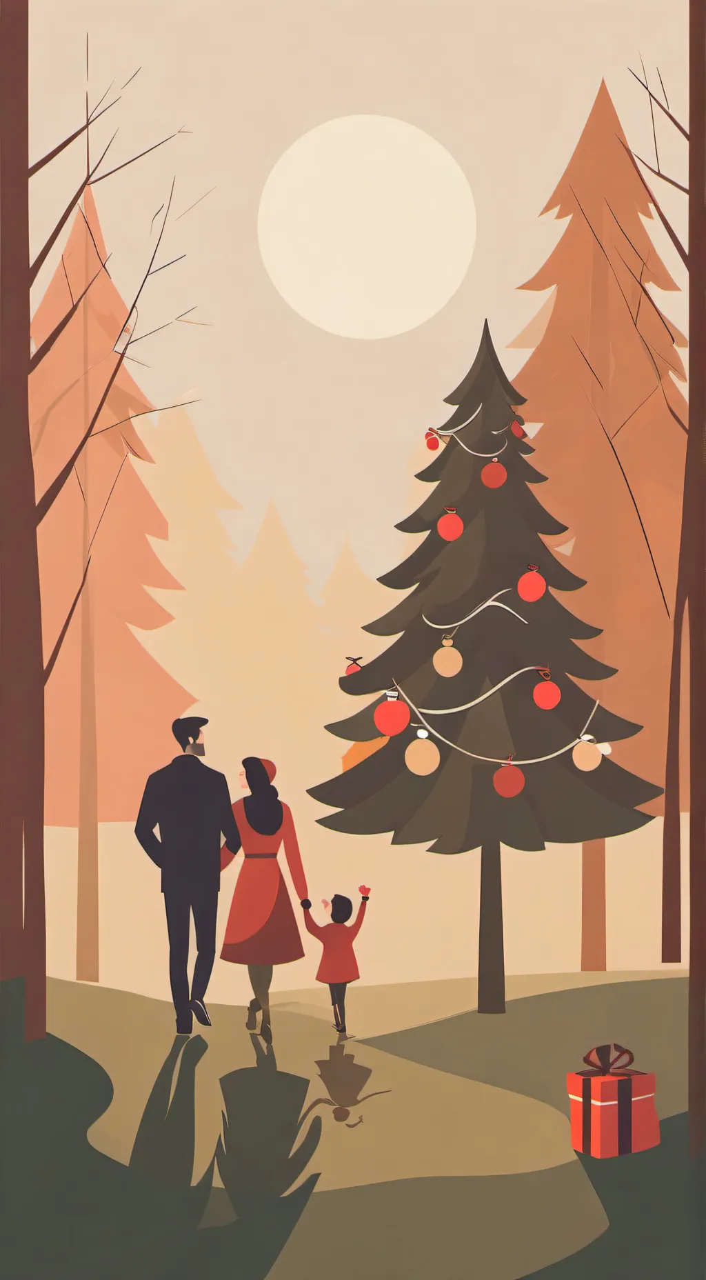 ai character: gobb christmas background