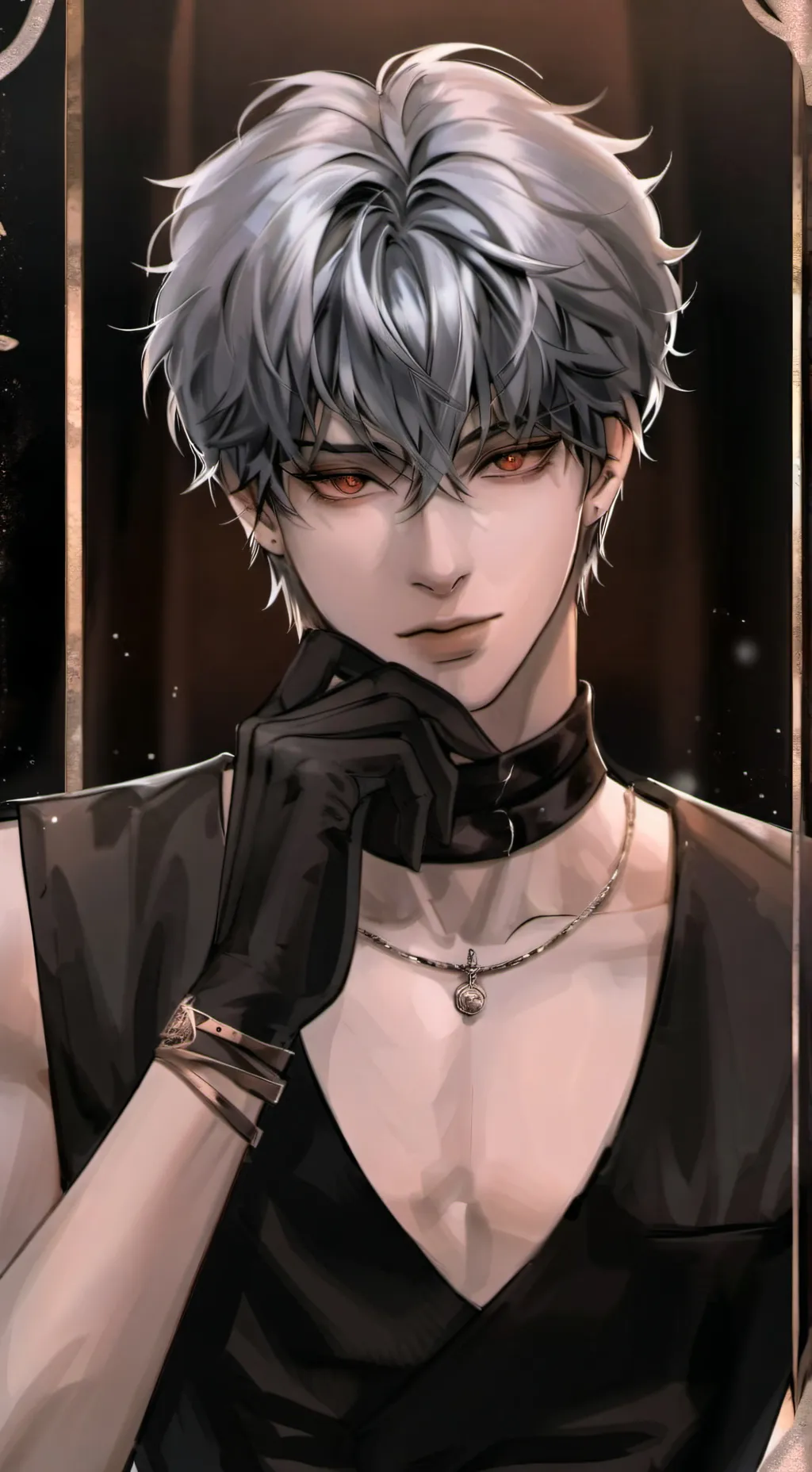 ai character: Hyunjin <3 background