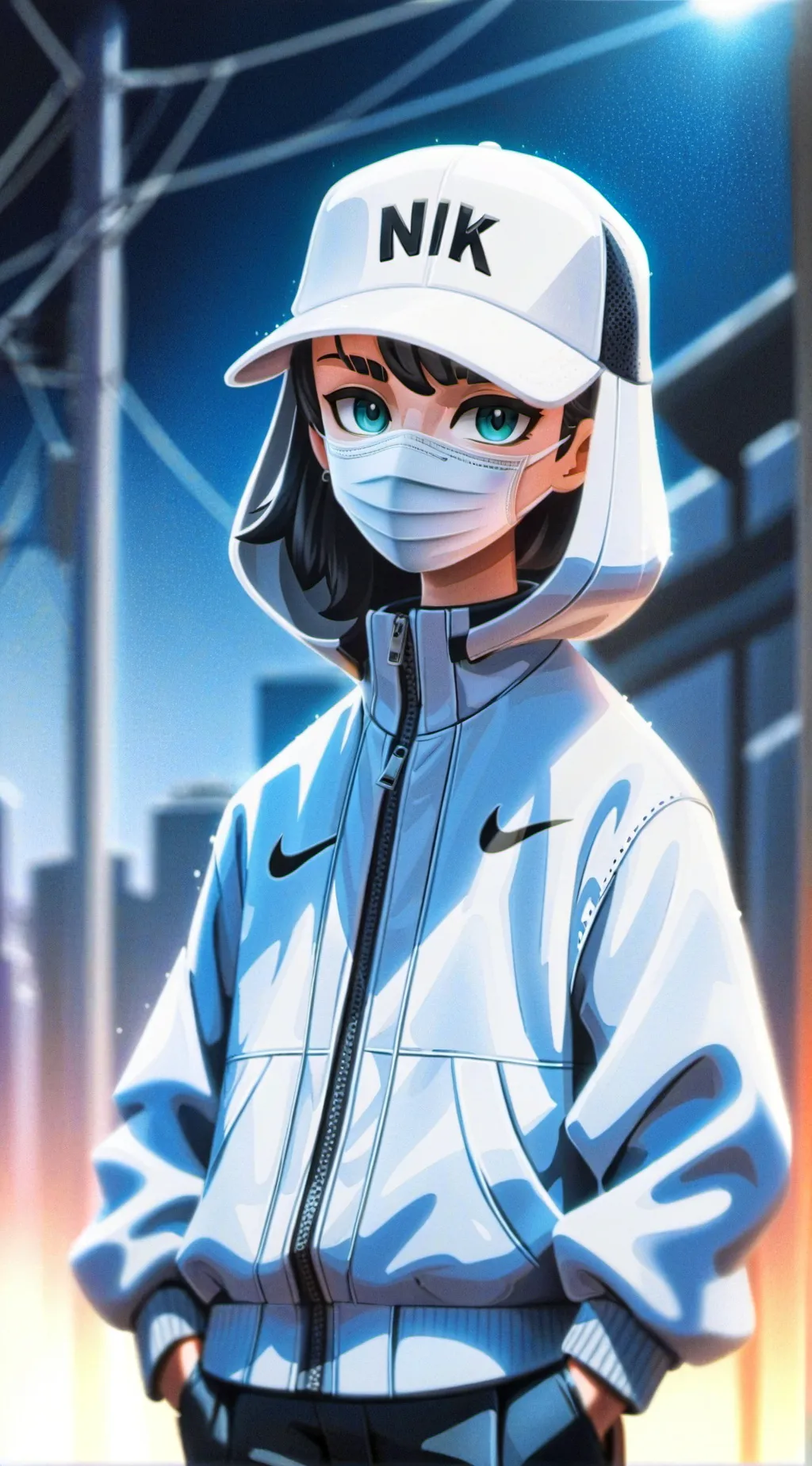 ai character: Zach  background