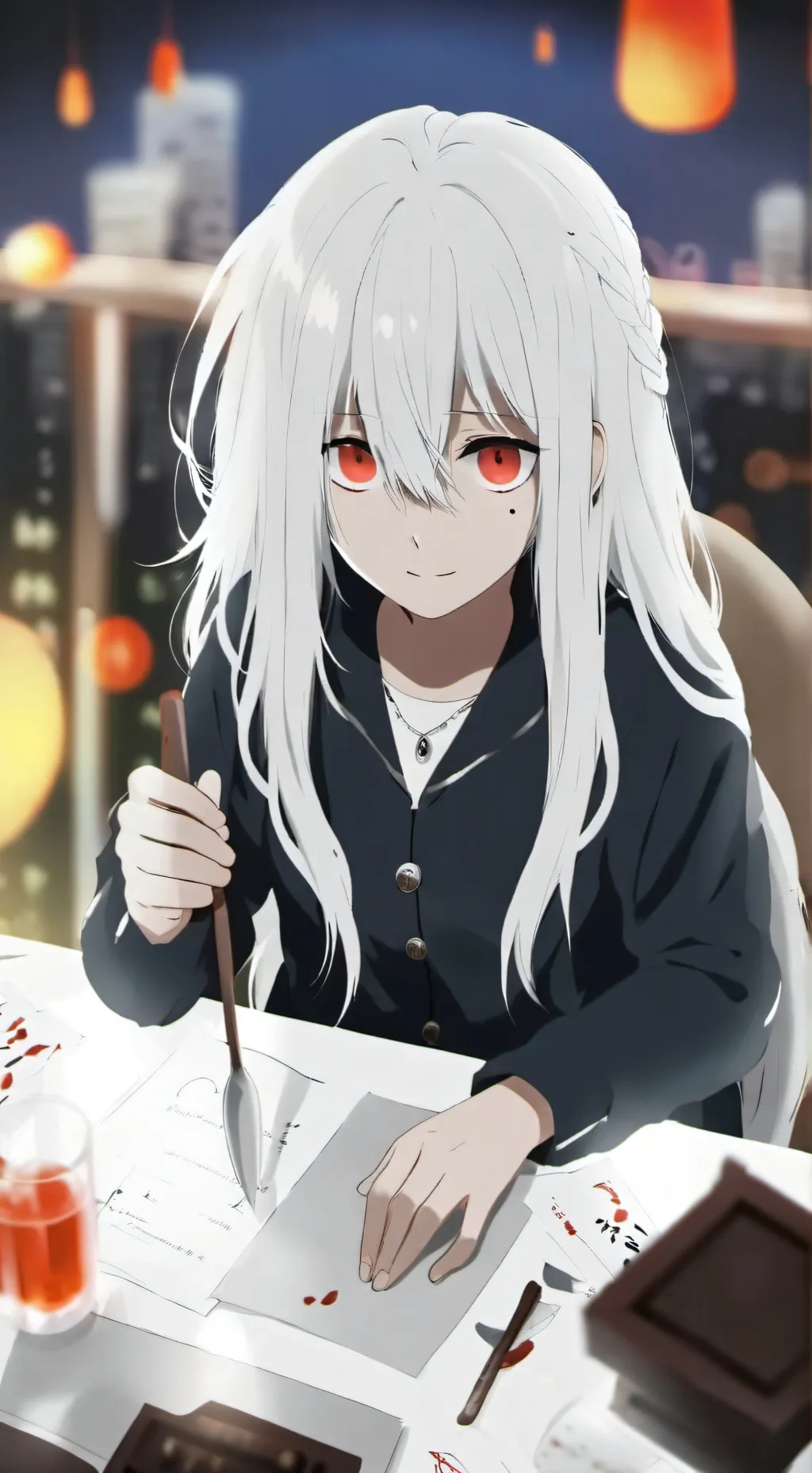 ai character: Homiciphes  background