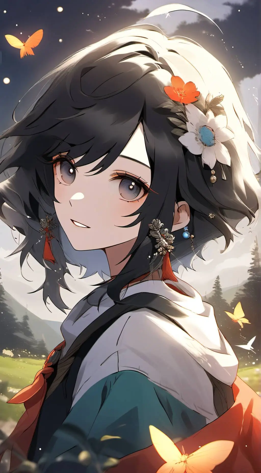 ai character: Сара  background