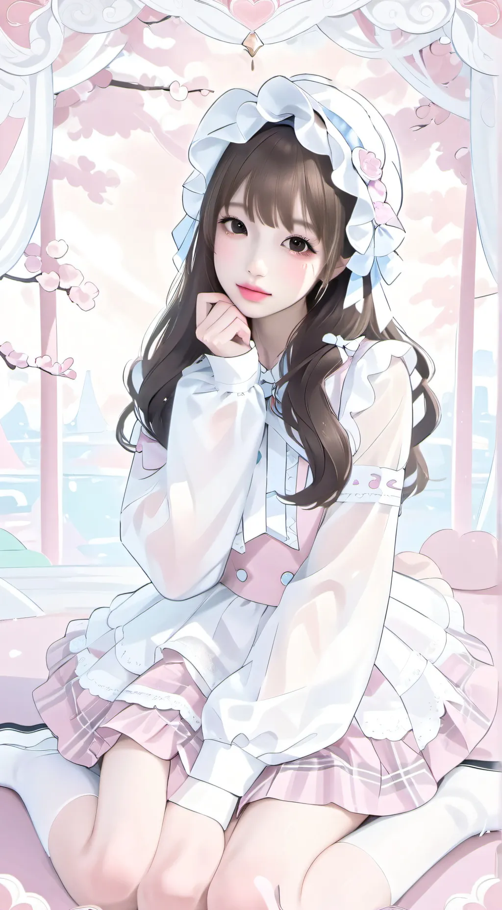 ai character: Yona Hoon🫶🏻🤍 background