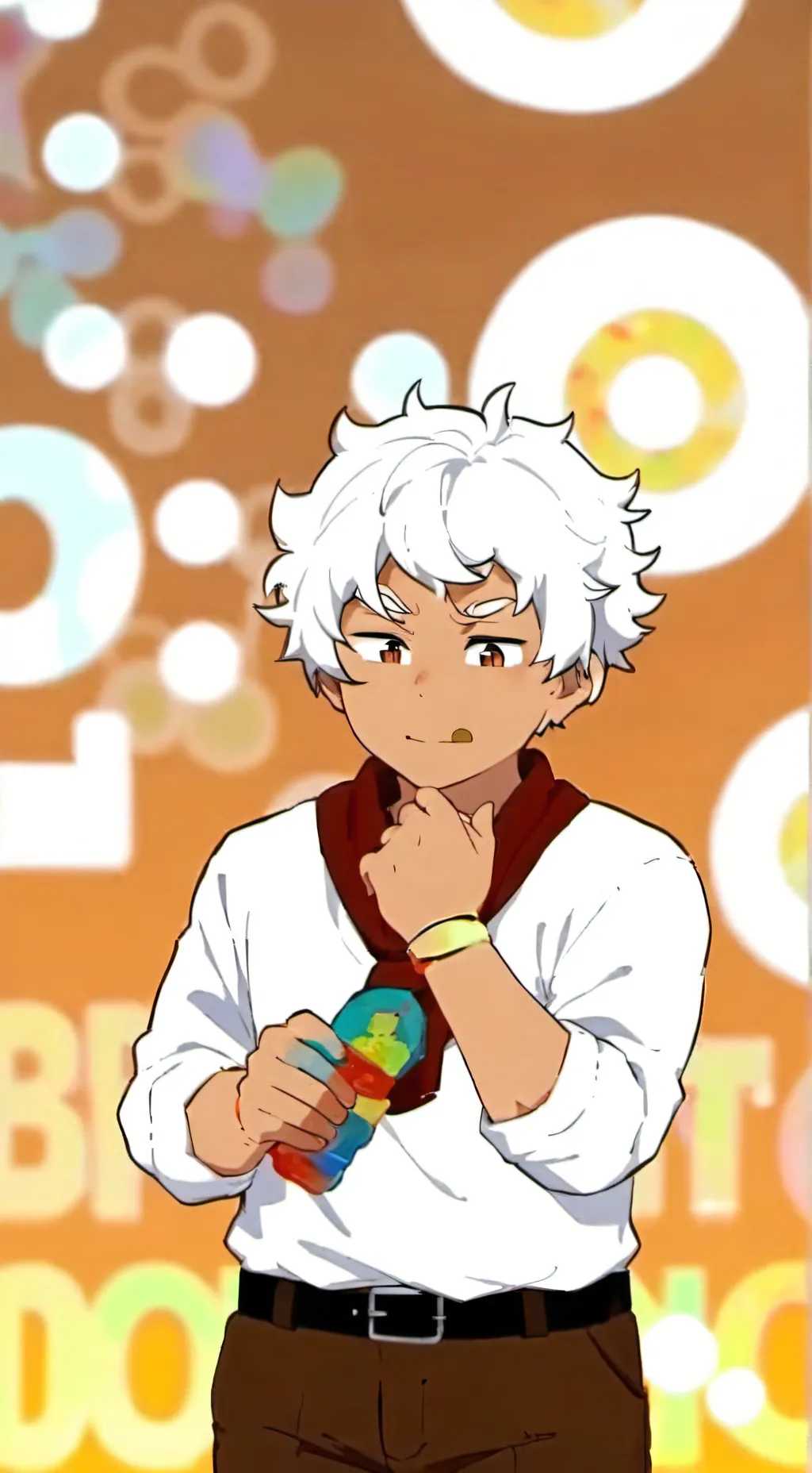 ai character: 沸羊羊 background