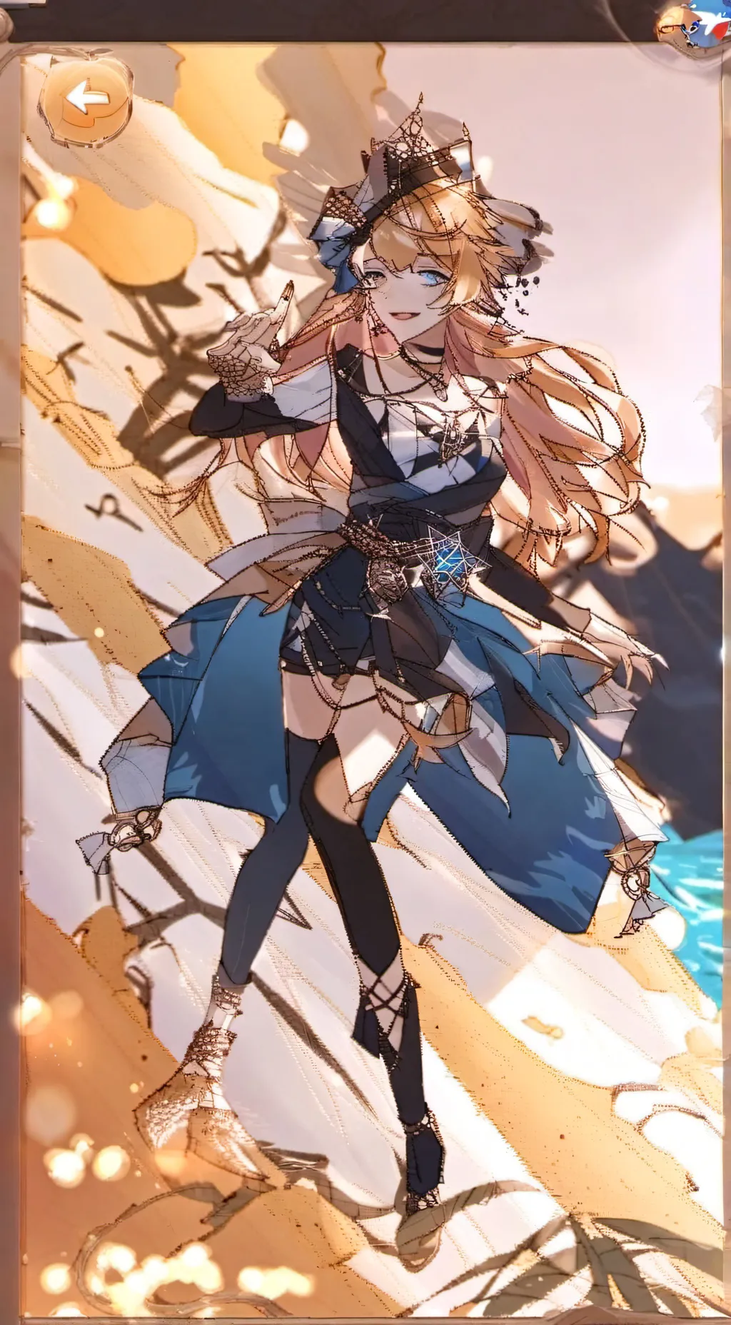 ai character: Navia background