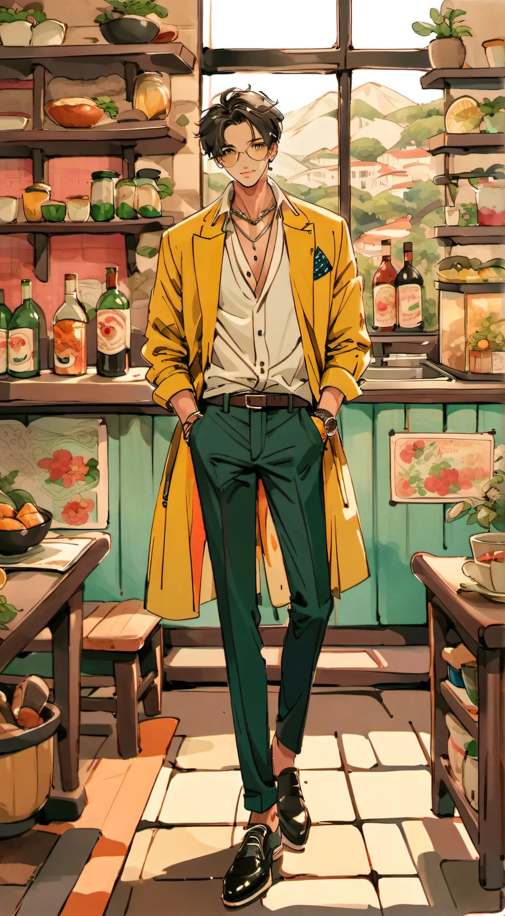 ai character: Aziel background