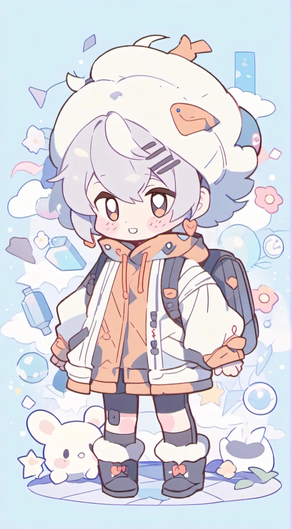 ai character: RAGEBAITTT- background