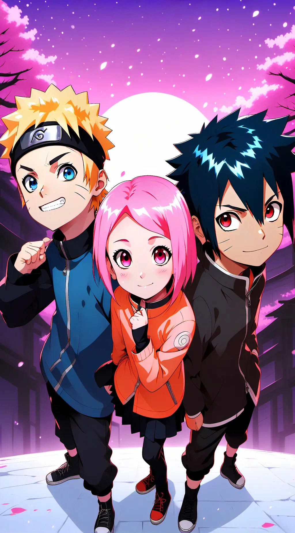 ai character: Team 7 background