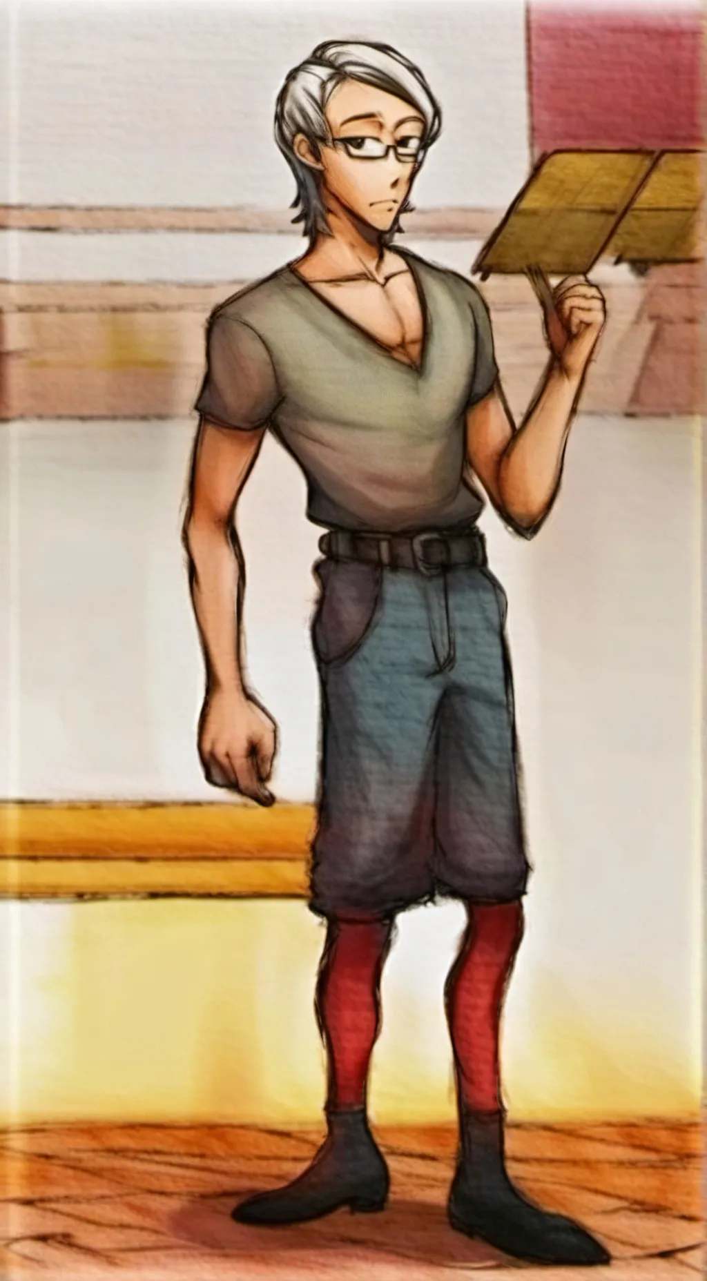 ai character: Куро-сан ♣️ background