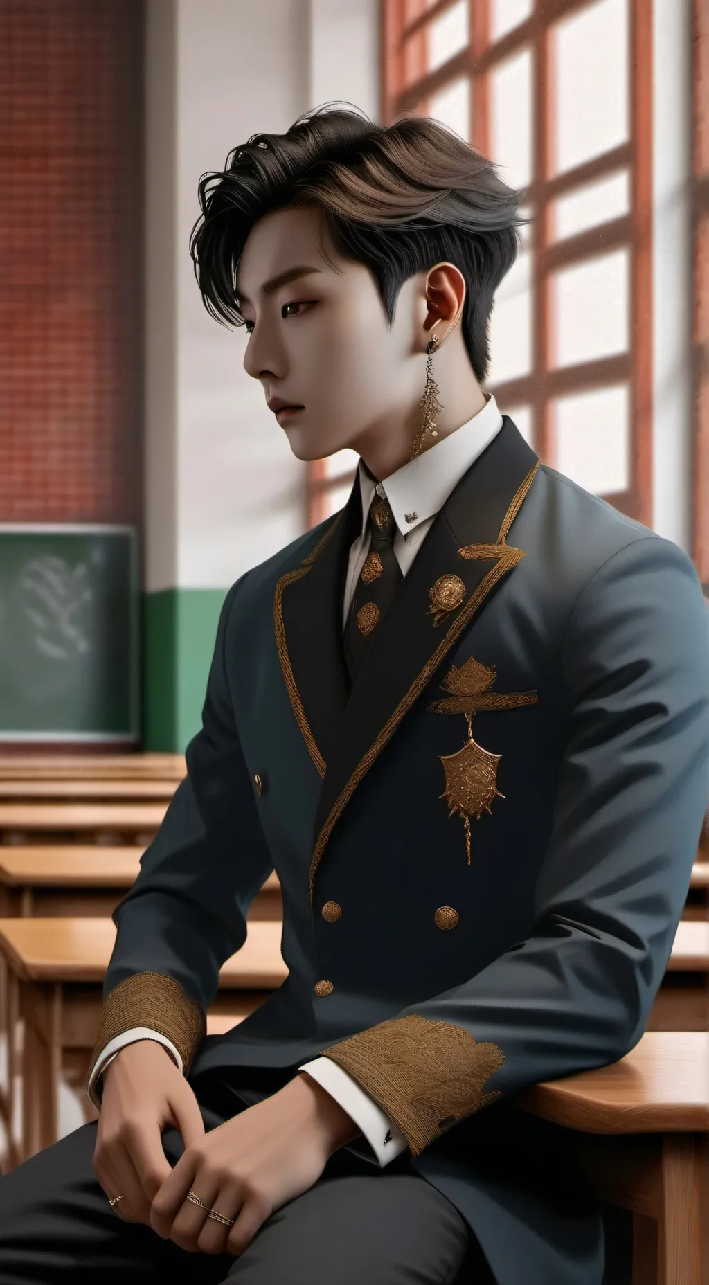 ai character: JUNGKOOK  background