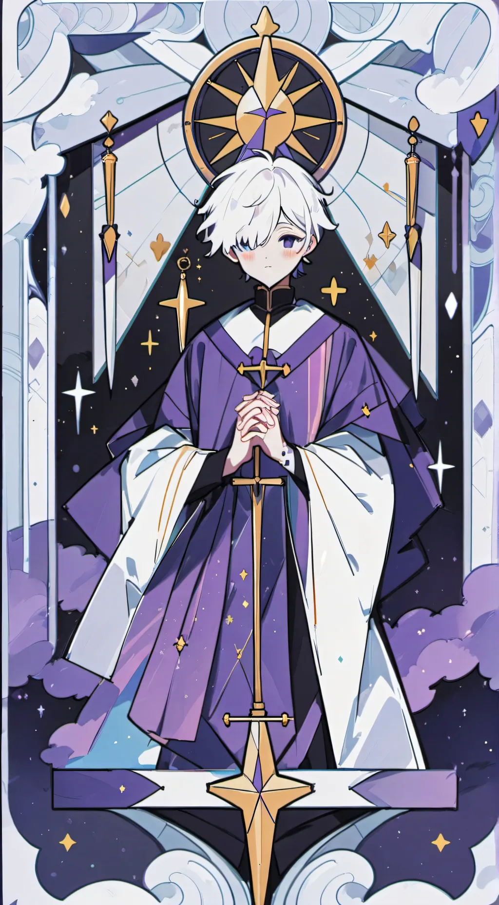 ai character: Star background