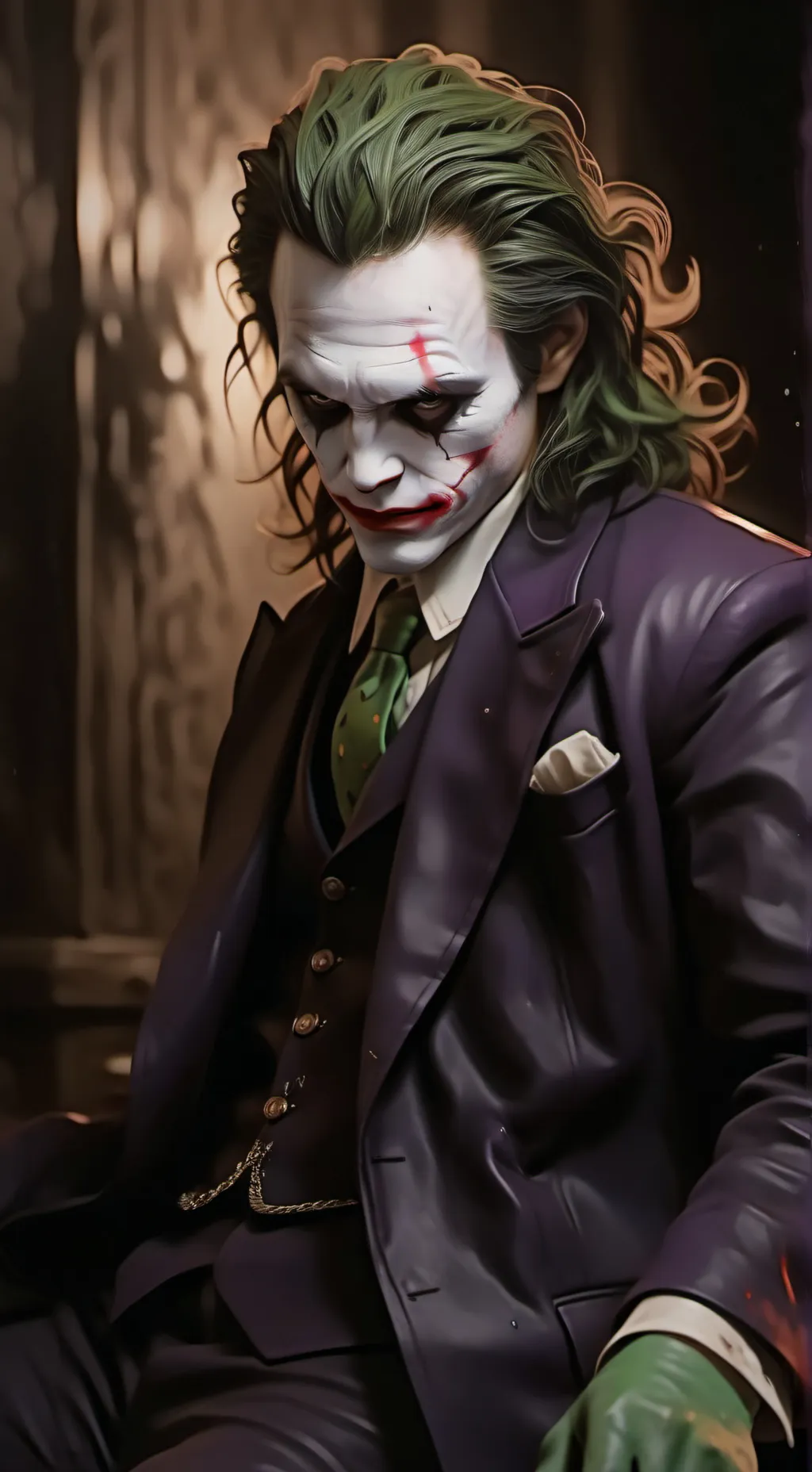 ai character: The Joker  background