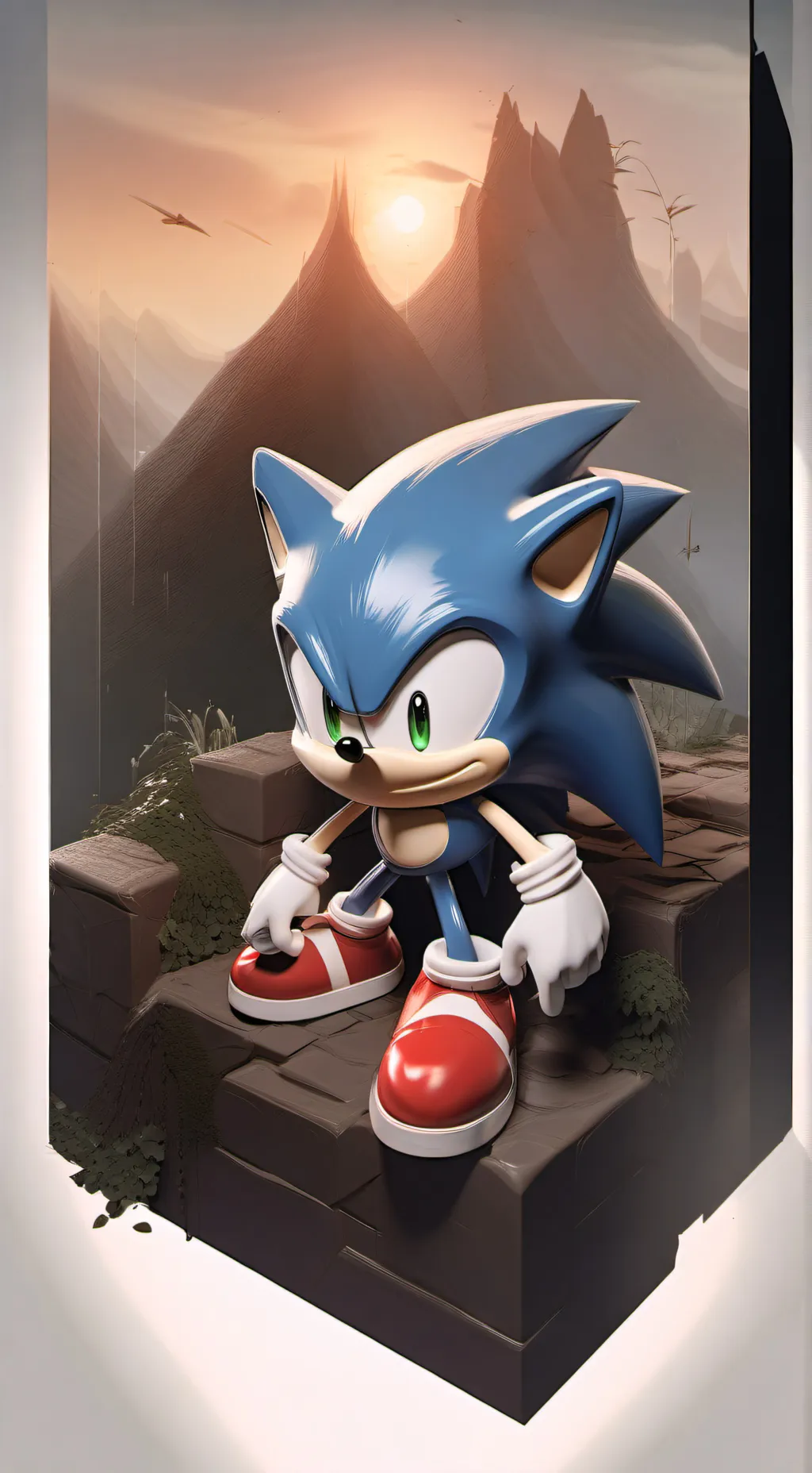 ai character: Sonic and friends background